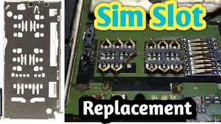 How to Replace damage sim Slot android phone No sim problem