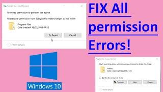 FIX You dont have permission to open this file in Windows 10