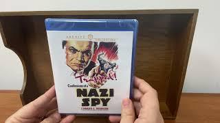 Unboxing “Confessions of a Nazi Spy” BluRay from Warner Archive