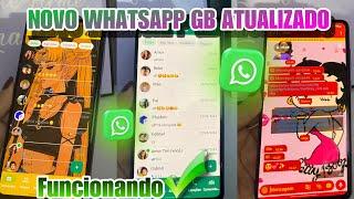 SAIUNOVO WHATSAPP GB ATUALIZADO 2024 FUNCIONANDO TUDO?