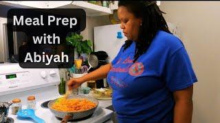 Quick & Easy Meal Prep - Hang Out With Me In My Kitchen @AbiyahBina