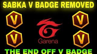 V BADGE REMOVED FROM FREE FIRE  V BADGE REMOVED  FREE FIRE NEW EVENT  FREE FIRE NEW UPDATE