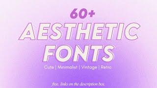 60+ CUTE & AESTHETIC EDITING FONTS YOU SHOULD USE 2021 dafont