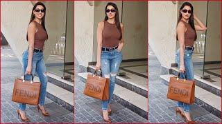 Nora Fatehi is Spotted Outside of Her Boyfriends House