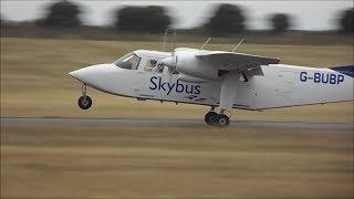 TERRIBLE TAKEOFF Skybus BN Islander From Lands End