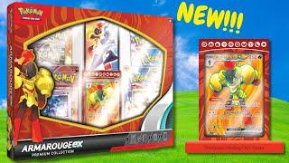 Opening Pokemons NEW Armarouge ex Premium Collection Box