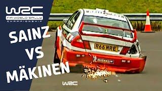 WRC History Carlos Sainz versus Tommi Mäkinen 1998 WRC Title Fight Cliffhanger