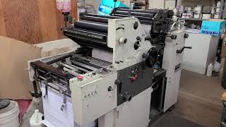 HAMADA 600 and HAMADA E47 Offset Printing Machine 2 up = 24k per hr.