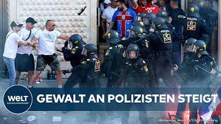 DEUTSCHLAND Gewalt an Polizisten alarmierend Für viele dennoch ein Traumjob