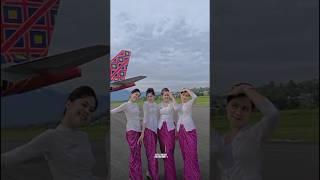 JJ keren versi 4 pramugari cantik🩷 pesawat️ batik air│#pramugaribatikair #batikair #shorts