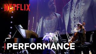Kris Bowers Performance of Queen Charlotte Composition  Netflix