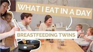 What I eat in a day as a breastfeeding mom of TWINS 3400+ calories that are healthy