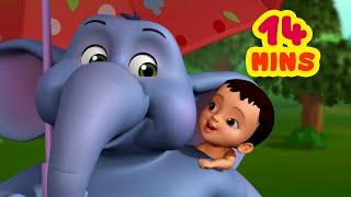 Cute Little Hati - The Elephant Rhyme  Bengali Rhymes for Children Collection  Infobells