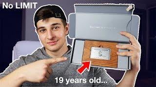 Unboxing My NO LIMIT American Express Platinum Card