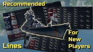 Best beginner Ship Lines to Grind in World of Warships 2024