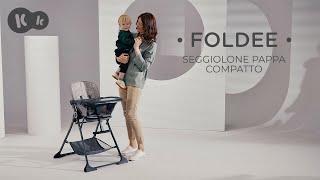 Seggiolone pappa pieghevole FOLDEE Kinderkraft