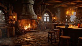 Night at The Witchers Tavern Medieval Fireside Music Ambience and a Taste of Medieval Times