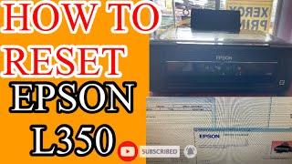 EPSON L350 Service Required  HOW TO RESET