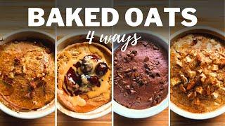 BLENDED BAKED OATS » 4 Flavours for Easy & Healthy Breakfast  Recipes for Air Fryer or Oven