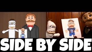 SML Movie Codys Lawsuit Animation and Original Video  Side by Side