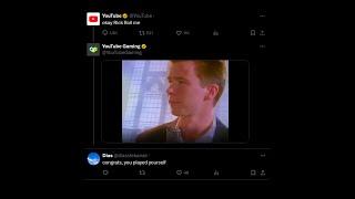 YouTube RICKROLLED THEMSELVES