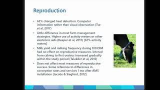 How do AMS enable vets & what they change in routine of diseases & management?