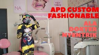 Baju APD Fashionable ala Dokter Gigi Nyentrik Nina Agustin