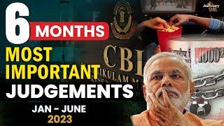 Most Important Judgments of Supreme Court 2023  Supreme Court Judgement 2023