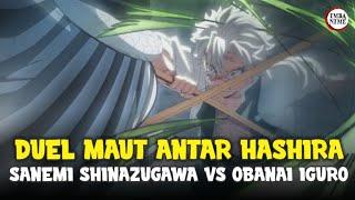 Pertarungan Sanemi hashira angin VS Obanai Hashira ular Demon Slayer Kimetsu no Yaiba