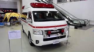 高規格救急車「HIMEDIC」にも安全装備充実の新ハイエース投入 TOYOTA HIACE sales 50th anniversary