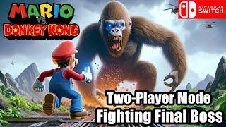 Mario Vs Donkey Kong Two-Player Mode Fighting Final Boss