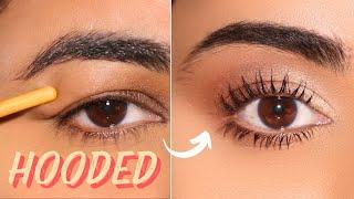 Genius HOODED Eyes Makeup Hack