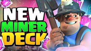 THIS NEW MINER DECK IS OVERPOWERED  CLASH ROYALE  LucasXGamer 