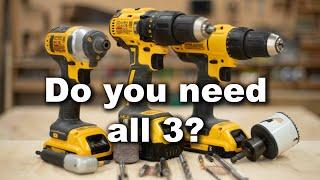 How to Use a DrillDriver Impact Driver & Hammer Drill and How Theyre Different