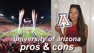 PROS AND CONS OF UNIVERSITY OF ARIZONA