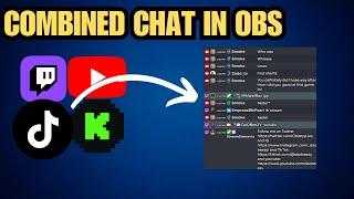 How to Combine Chats in OBS When Multi-Streaming to Twitch YouTube & TikTok