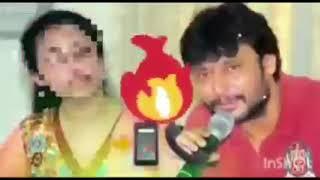 challenging star darshan abuse his wife in bad words audio leaked