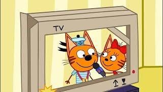 Три кота  Домашнее телевидение  Серия 45  Мультфильмы для детей