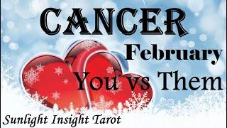 CANCER Confessions of the Heart Communication Coming They Want To Thank You. February You vs Them