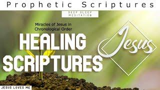 Healing Miracles of Jesus for Sleep  Soft Music  Christian sleep meditation  Prophetic Scriptures