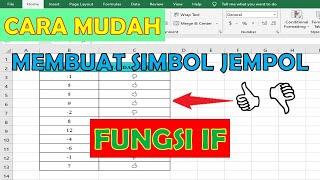 Cara Mudah Membuat Simbol Jempol di Microsoft Excel Menggunakan Rumus If