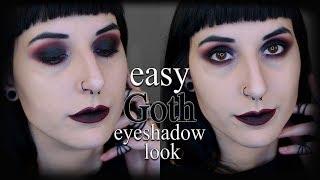 Easy goth smokey eye makeup tutorial 2019