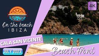 Cala San Vicente July 2023 Beach Front YouTube  4K