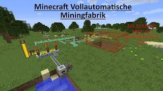 Automatische Miningfabrik in Minecraft mit IndustrialCraft 2 und Buildcraft deutschgerman