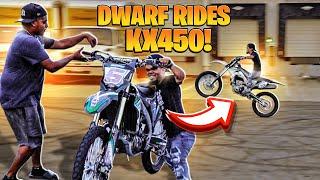 DWARF NAIK 450 DIRTBIKE LEBIH BESAR DARI DIA  VLOG BRAAP