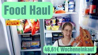 Food Haul  #Netto  4861€ Wocheneinkauf  krankes Kind  Wochenplan für 3 Personen