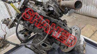 SHAHED 136 drone engine TEAR DOWN