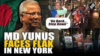 Unexpected welcome for Bangladesh Chief Advisor Md Yunus ‘Go Back’ slogan echoes in New York