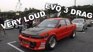 VERY LOUD 4G63T Mitsubishi Lancer Evolution 3 Drag  Intersport ID