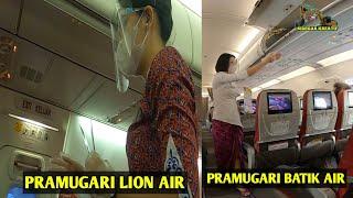 Pramugari Lion Air VS Batik Air Breafing Penumpang Dekat Jendela Darurat